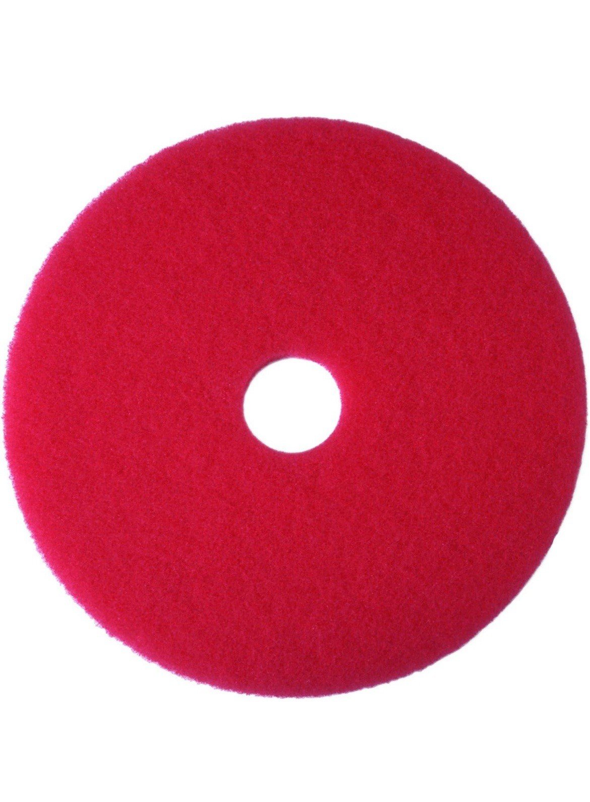 3M Buffer Floor Pad 5100 Red, 12" Removes Soil Scratches Scuff Black Shoes Marks - Image 2