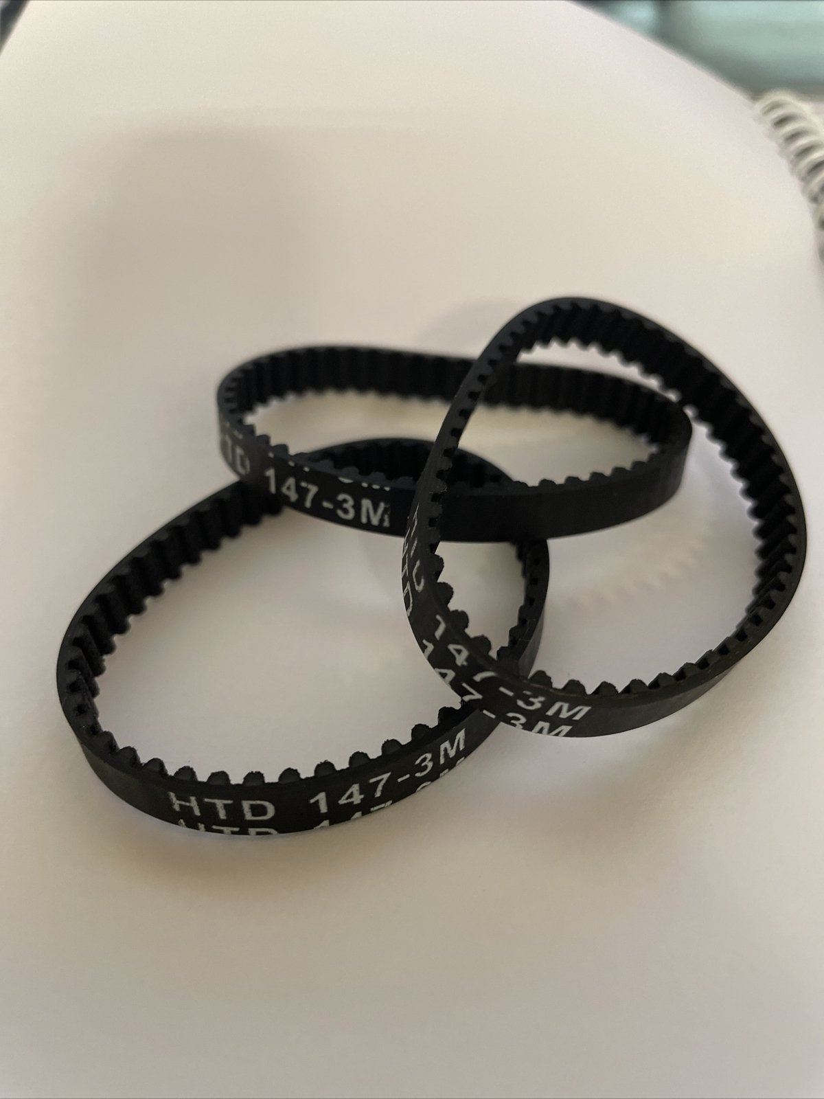 3pc bh53315 hoover vacuum OnePwr Belt HTD 147-3m /3GT-8 Shark IC205 IF251 IZ462H - Image 4