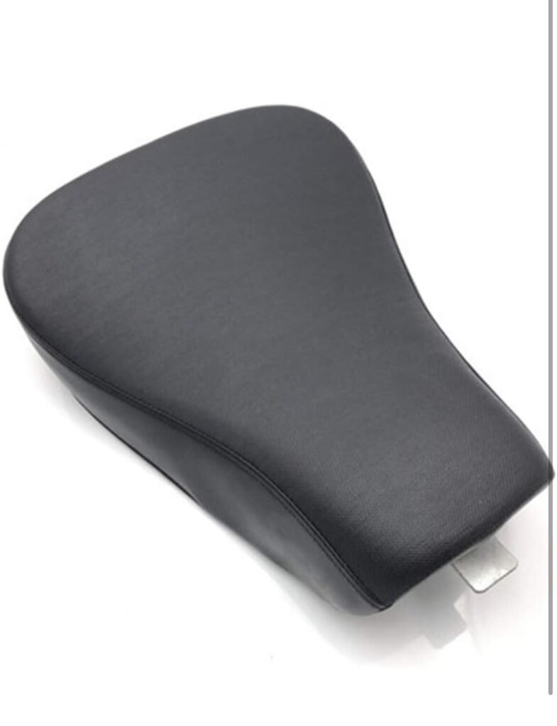 YIBO Passenger Seat Rear Cushion Harley Sportster Replacement Iron 883 Black