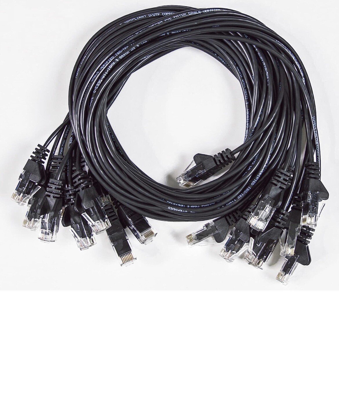 10GTEK NETWORK CABLE C6 10 PACK 5M UTP PATCH CORE 30AWG CAT6 16 FEET - Image 3