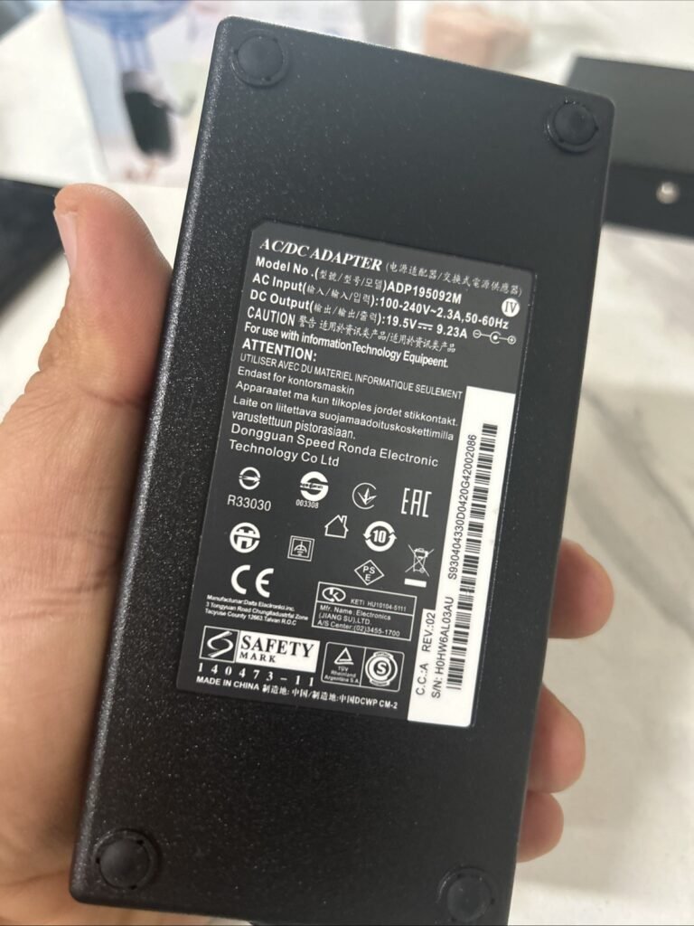 AC/DC Adapter model ADP195092M 19.5V 9.23A . 100-240V No Wall Plug No Box