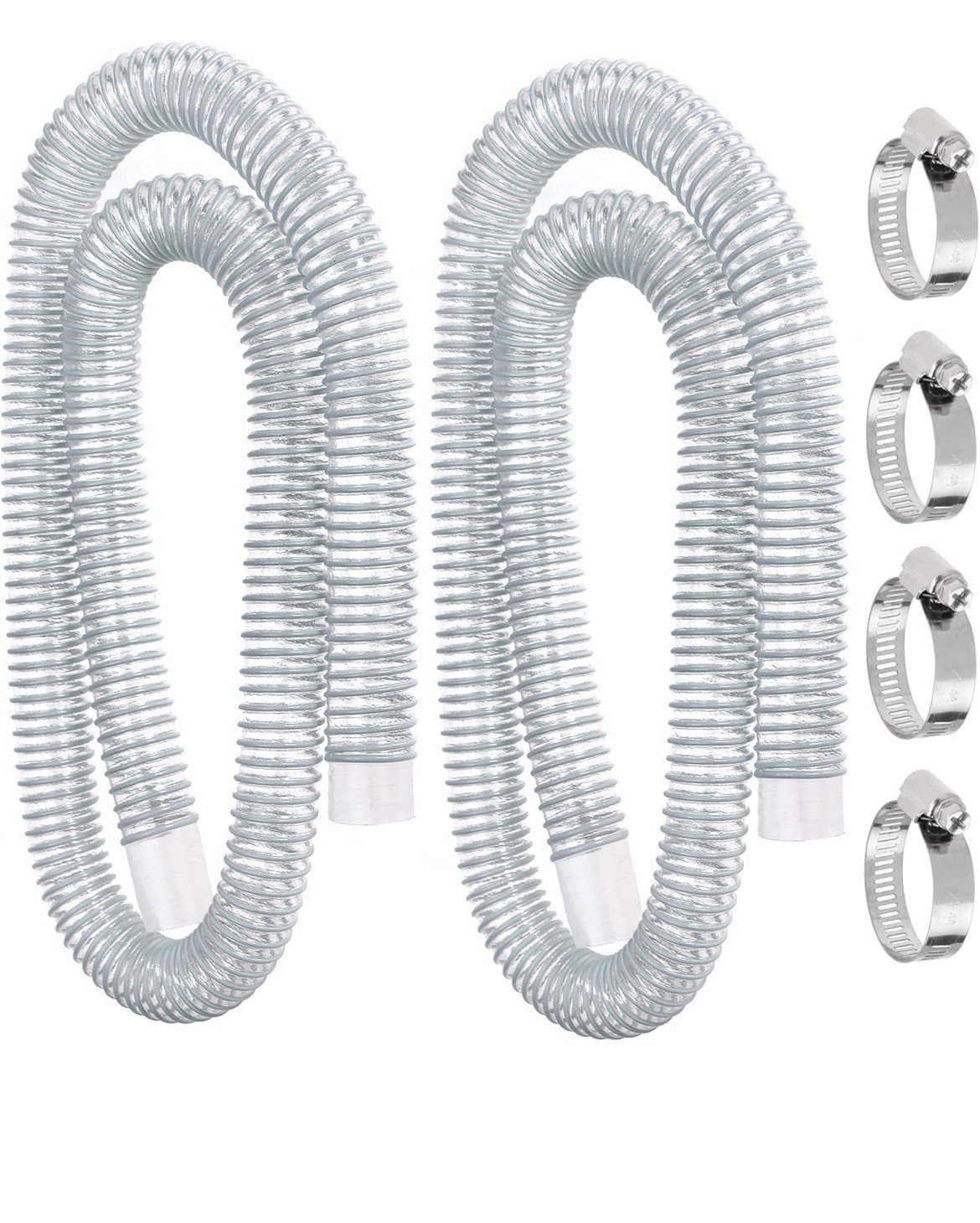 1.25" x 59" Swimming Pool Replacement Hoses for Above Ground Filter 330 530 GPH