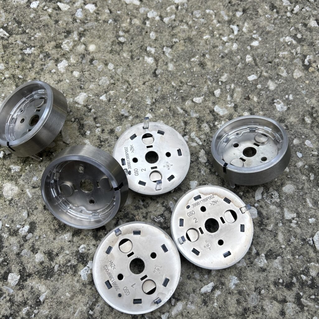 6 pcs ces700p2ms1 Stove Top Knob Base Pulled From A Broken Top Oven GE CAFE RC17