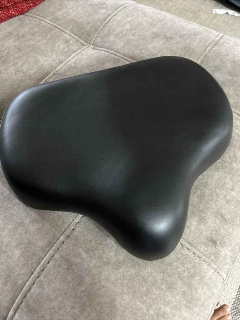 Oversized Comfort Bike Seat Comfortable Replacement Bicycle Wide Memory READ DES