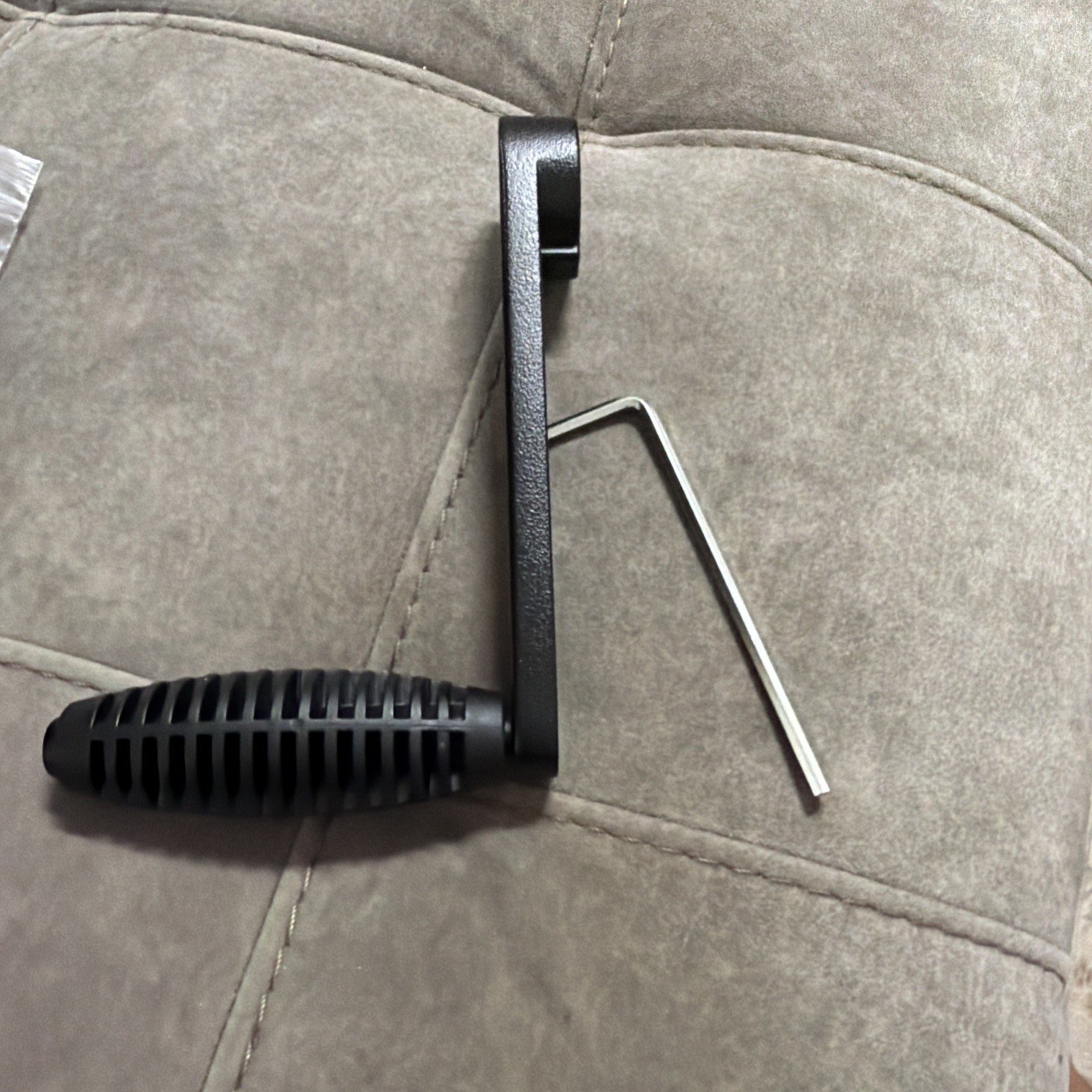 Genuine HOSE REEL CRANK WINDUP HANDLE PART Black Cast Aluminum Black USA made - Image 2