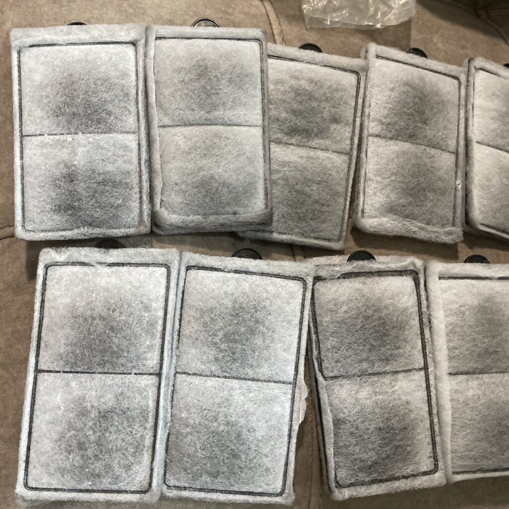 12 PCs AQUARIUM FILTER ACTIVE CARBON BIO HANG ON Cartridge Open Box