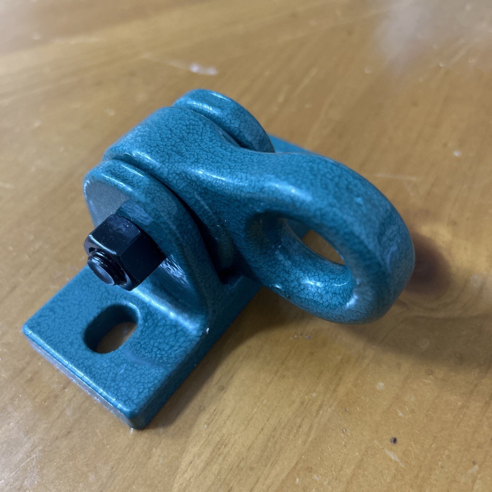 Wood Beam Swing Hanger Galvanized Ductile Iron Green Heavy Duty 5000lbs No Screw - Image 2
