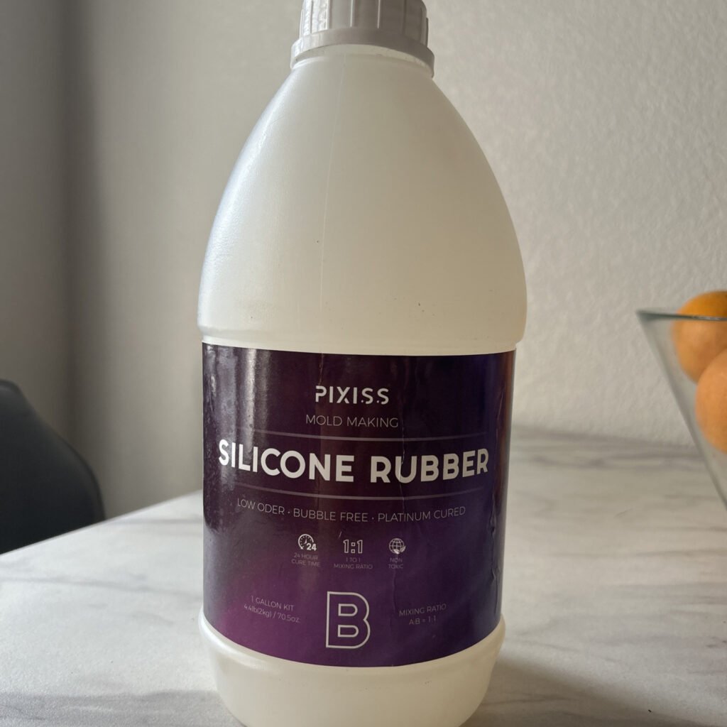 PIXISS ONLY PART B 1/2 Gallon MOLD MAKER Liquid Silicone Rubber NO BubbleS Clear