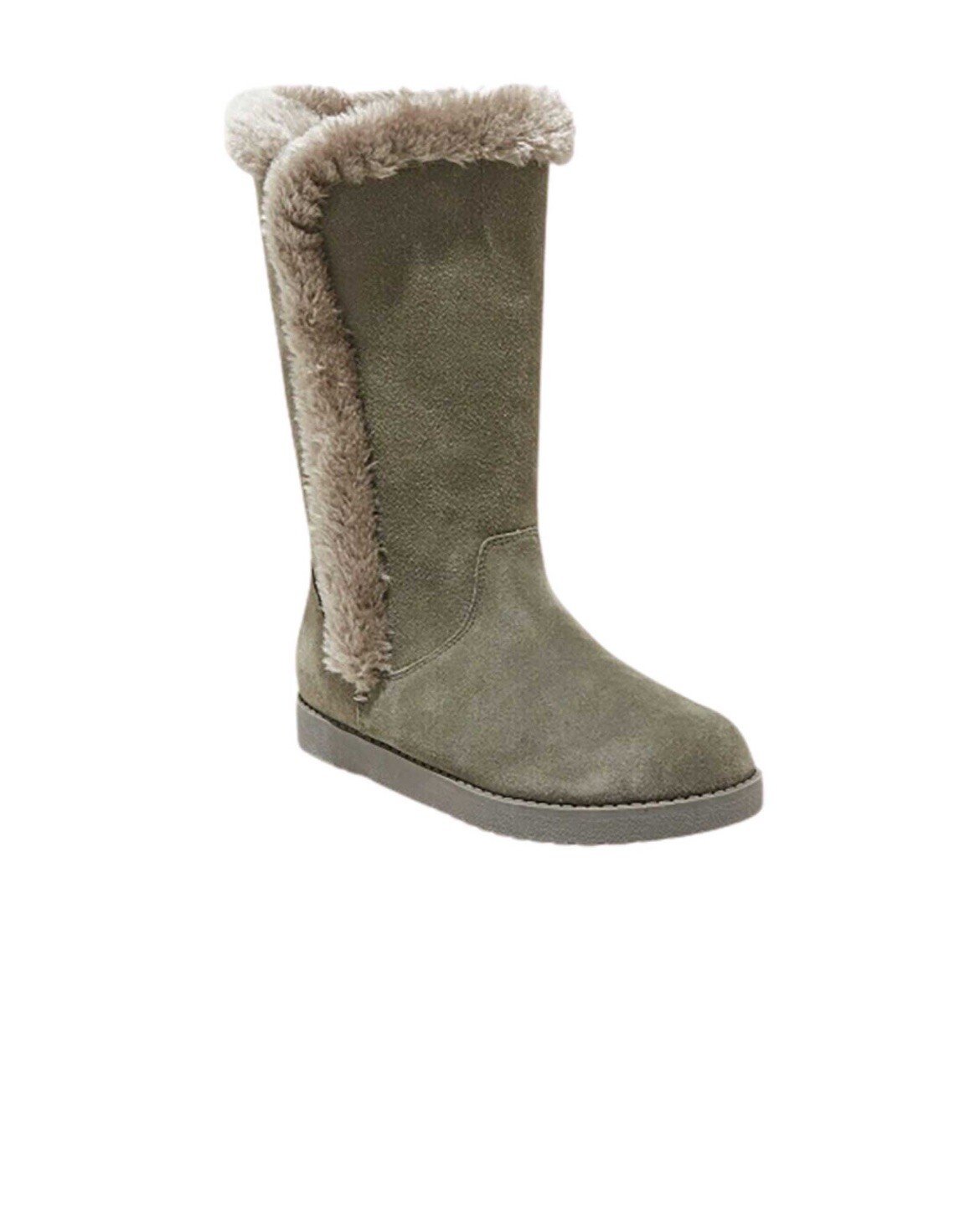 Universal Thread Women's Daniela Style Genuine Suede Faux Fur Tall Boots Sz 6W
