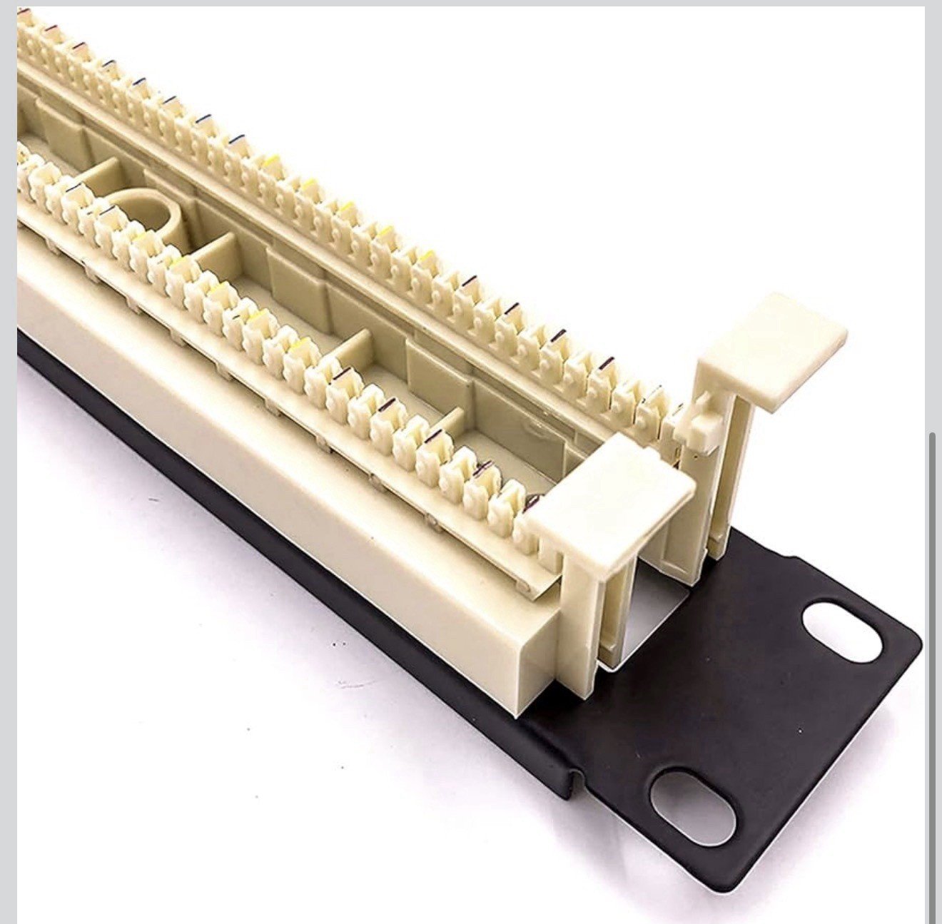 1U 19" 110-type 100 pair Telephone Patch Panel - Image 4