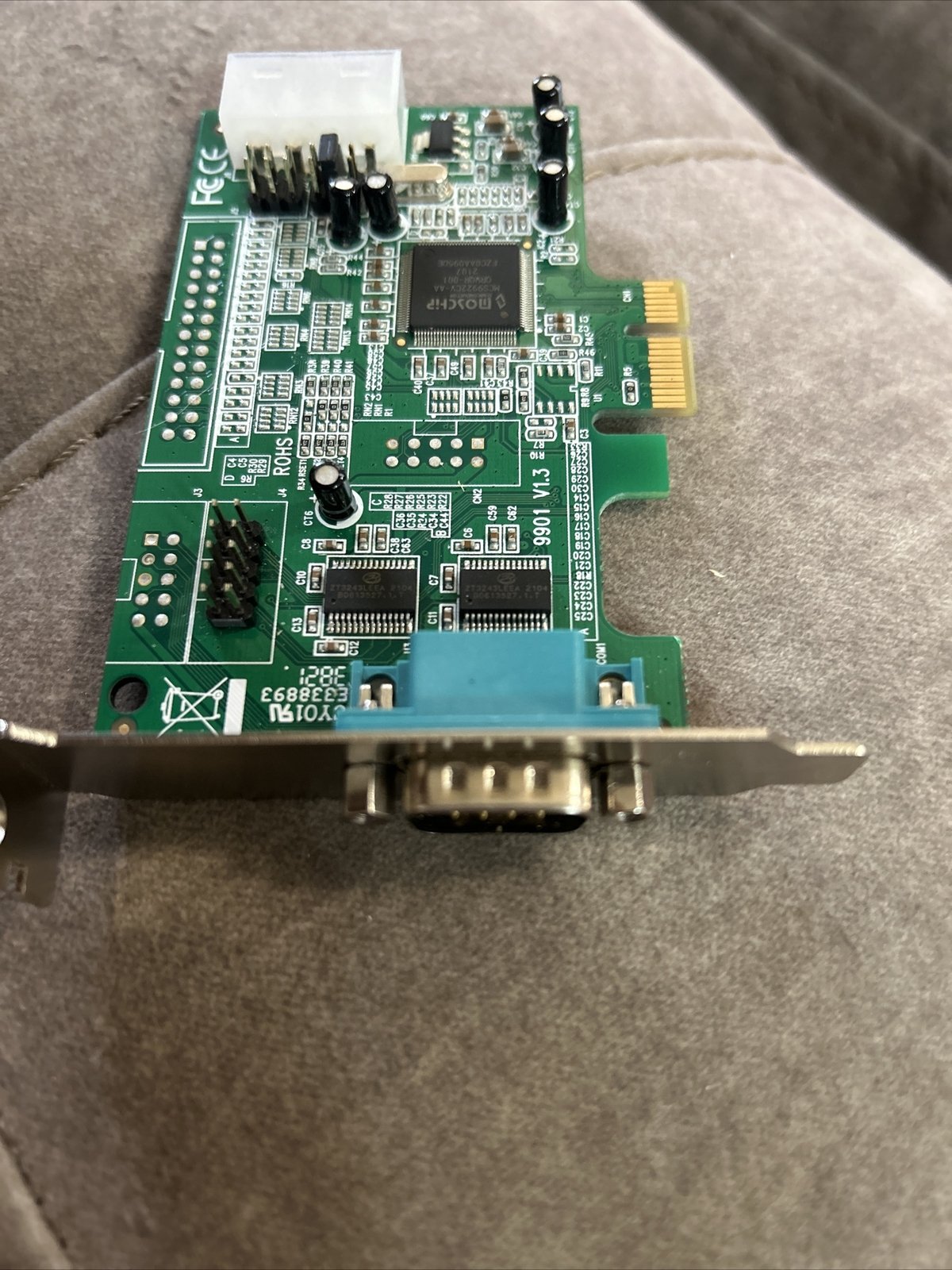 StarTech 2 Port Low Profile Native RS232 PCIE Serial Card New Open Box READ - Image 2