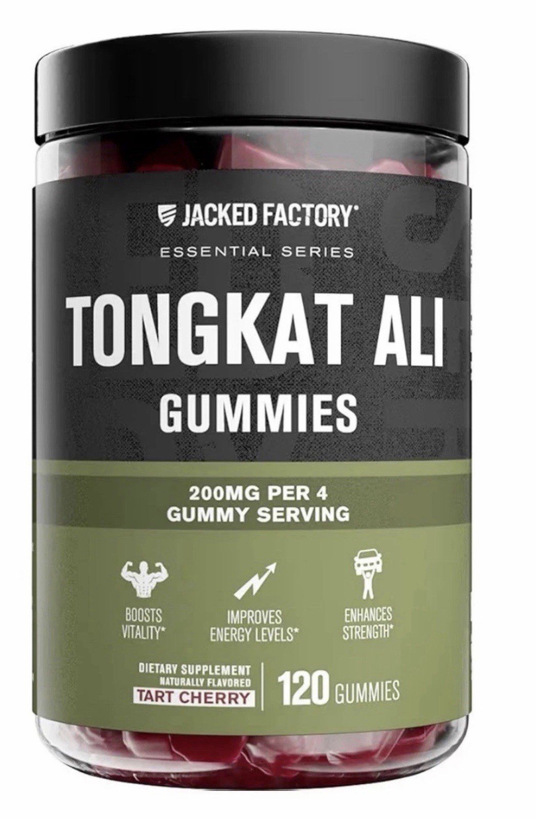 J Factory Tongkat Al Gummies 100:1 Tongkat-Al Eurycoma Longifolia 120 Exp 2027