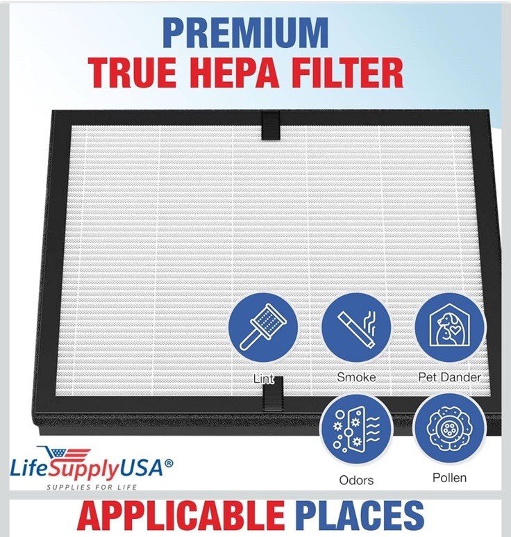 True Filter Replacement Compatible With Lunino E 200 Air Purifier - Image 3