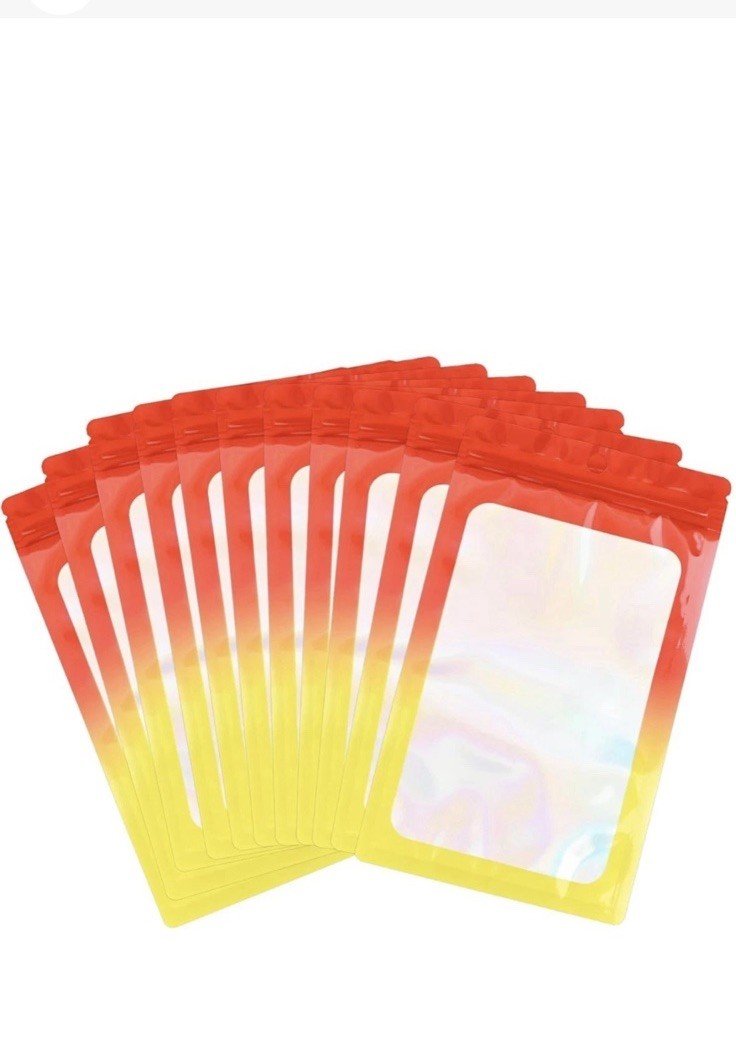 4x2.4” 200 Pack Resealable Plastic Bags for Food Storage Zipper Bags Clear Front