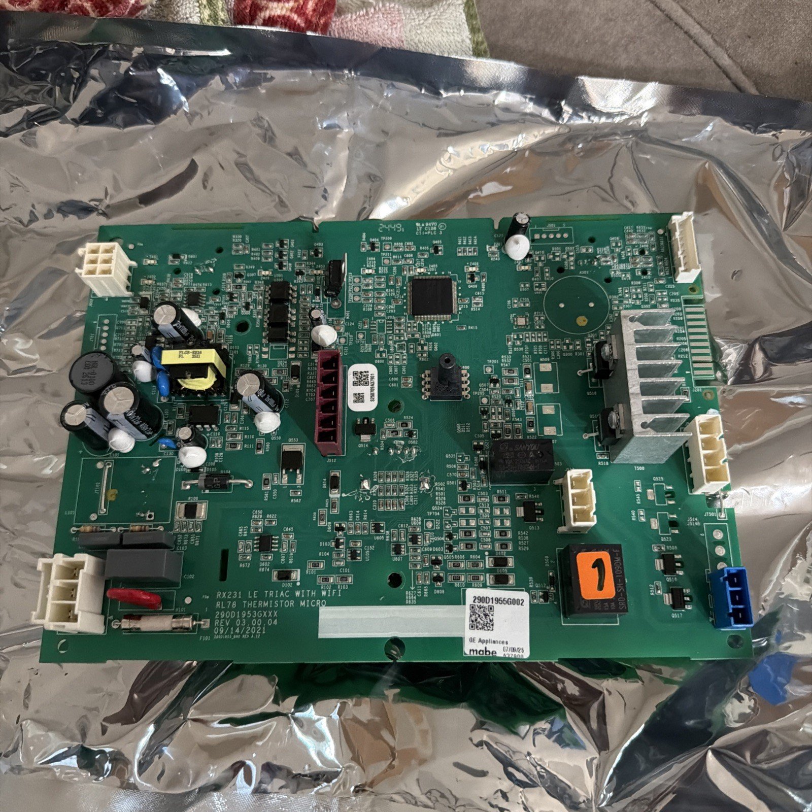 Faulty Water Leveling WH22X38438 WH22X37217 OEM GE Washer Main Control Board