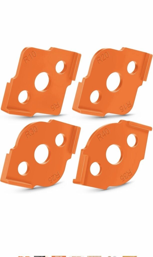 Radius Jig Router Templates Corner Radius Routing Templates, ABS+CNC high Har...
