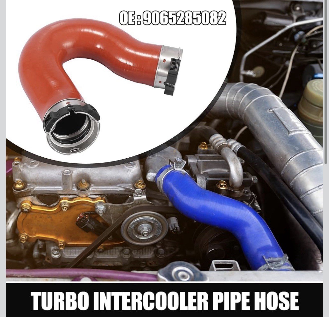Car Right Turbo Intercooler Hose Air Intake Hose 9065285082 For Mercedes 2011-19 - Image 2