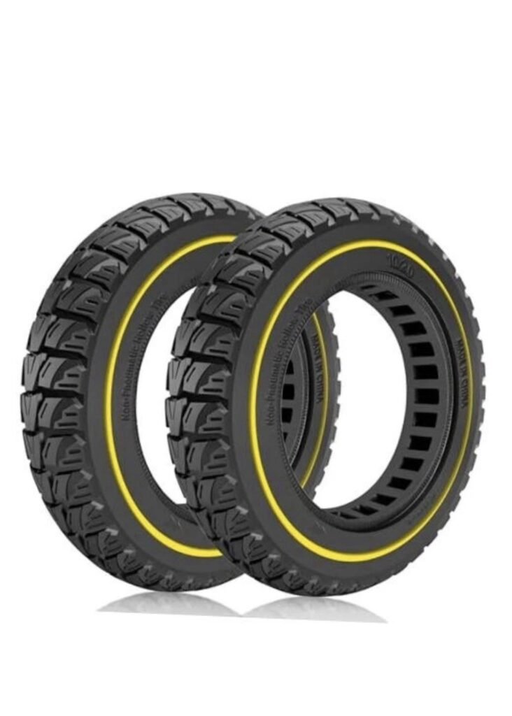 2pcs 10x2.0 Off road Solid tire Replaceable 10x2/54-152 10x2.125 OEM yellow