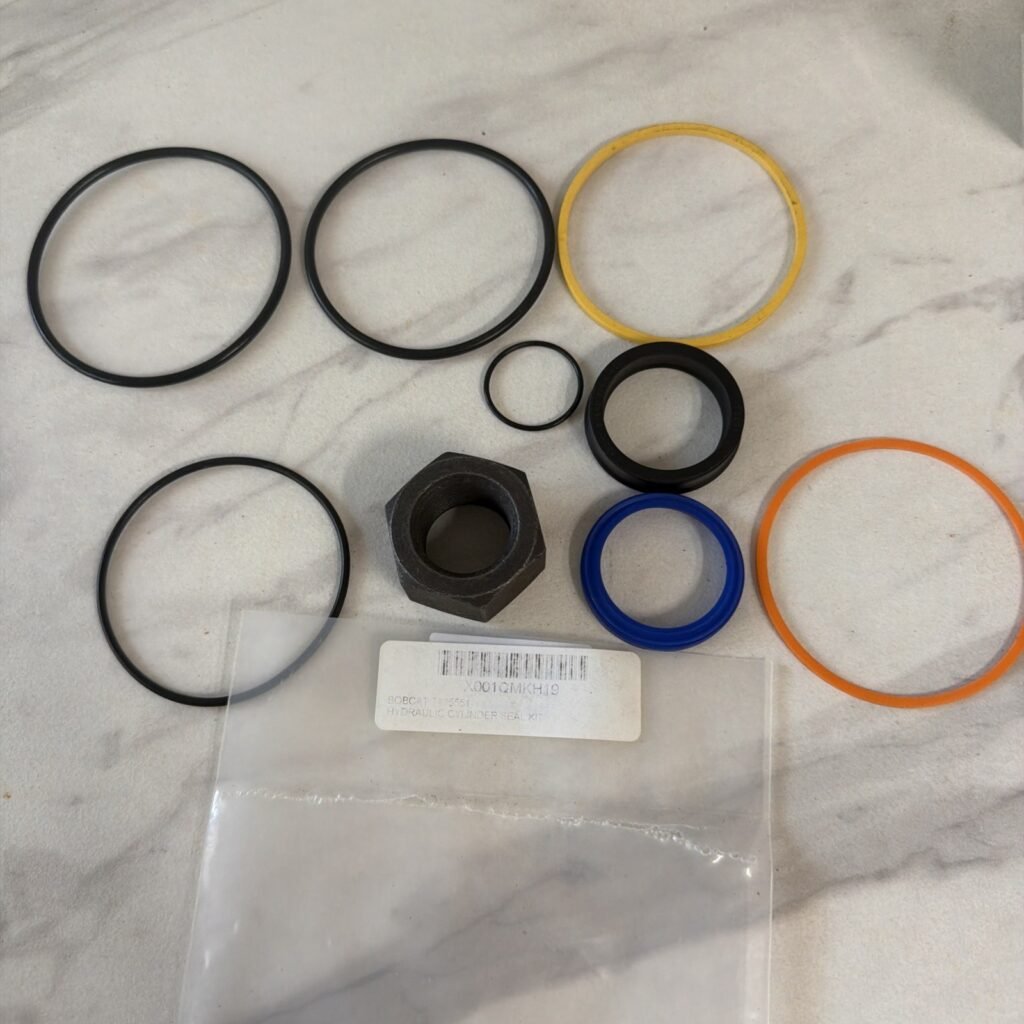9pcs 7135551 Tilt Hydraulic Cylinder Seal Kit Fits Bobcat 632 Skid Steer Loader