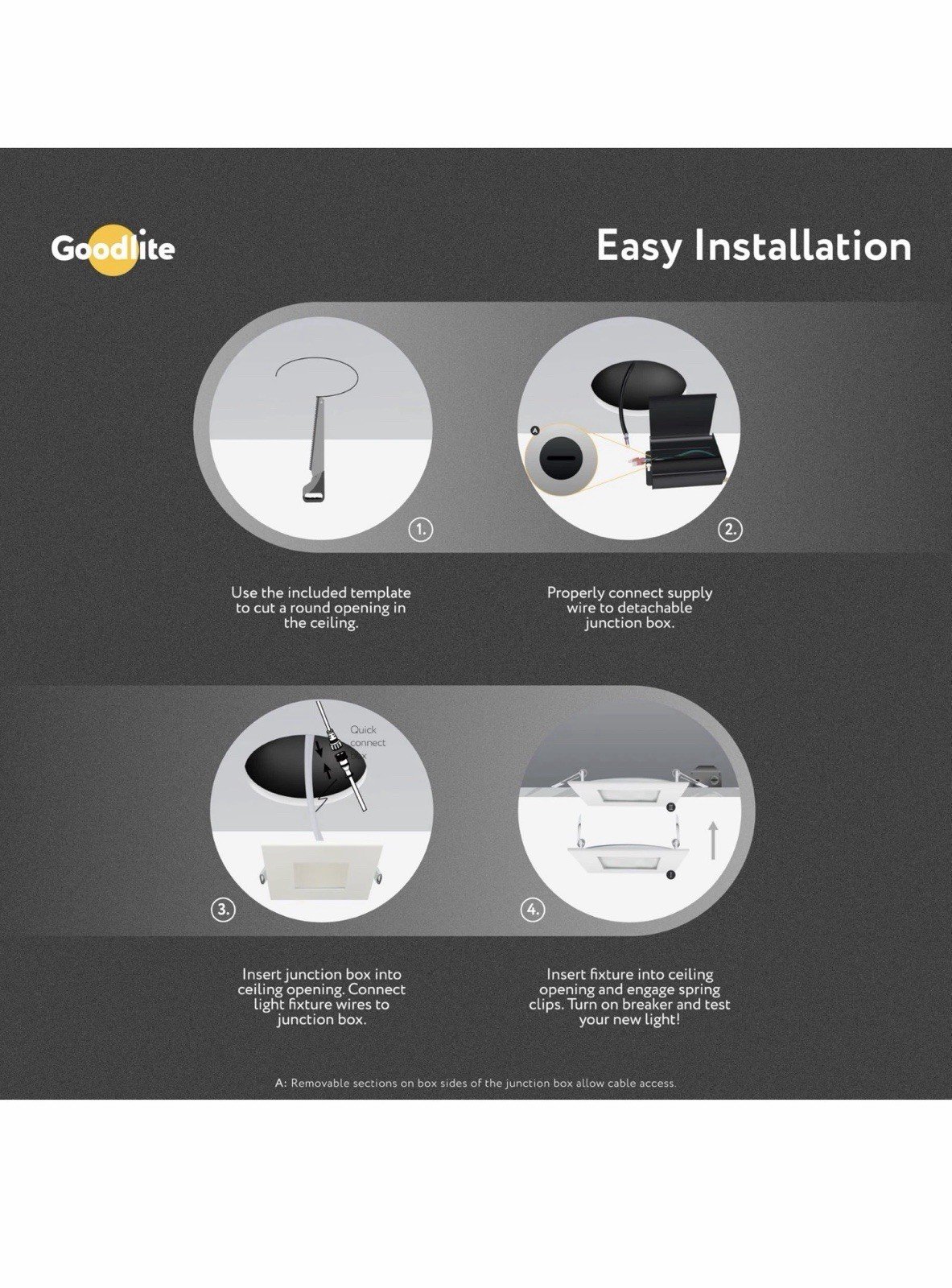 2-inch 5W - LED Recessed Ultra-Thin Square Slim Wafer Downlight, Dimmable - Image 4