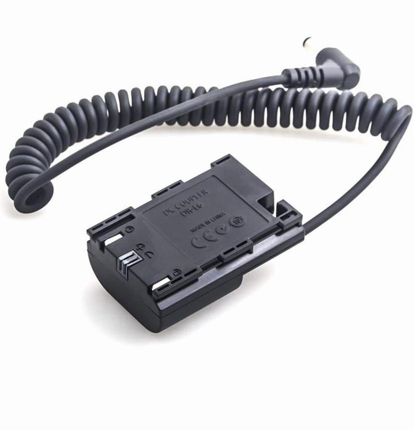 Decoded LP-E6 Dummy Battery DR-E6 DC Coupler Cable For Canon 70D 80D 90D 5DSR R - Image 2