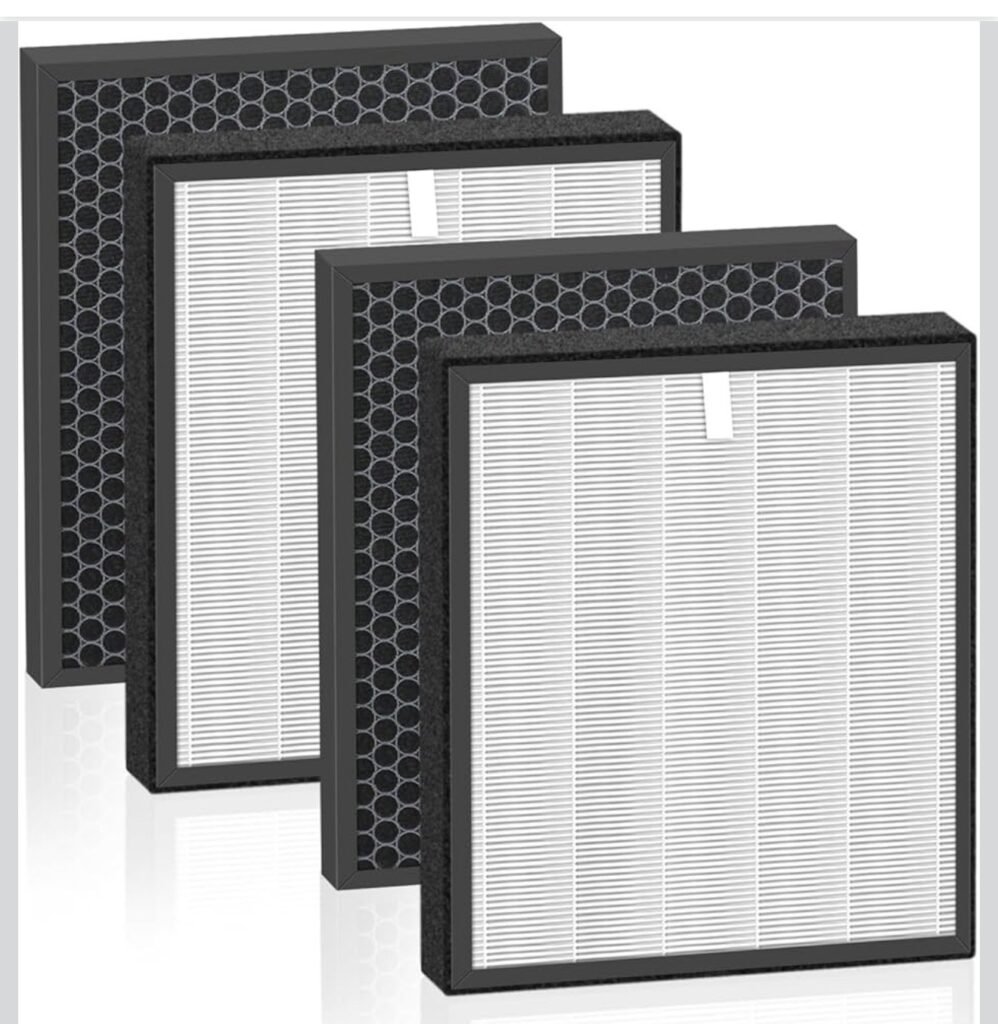 4 PCs 2 +2 Air Purifier Replacement Filter LV-PUR131-RF Replacement for LEVOIT