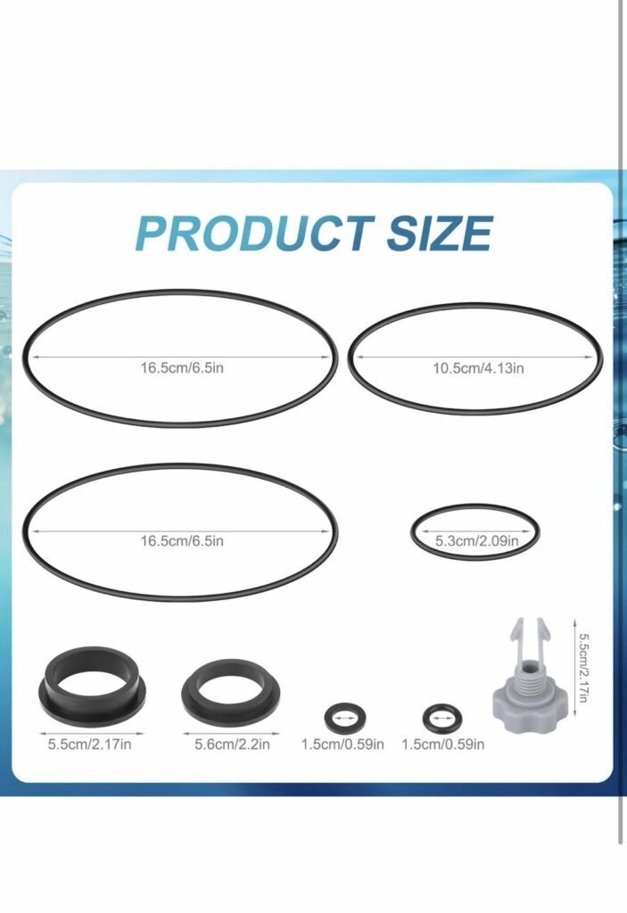 Sand Filter Replacement Parts for Intex Krystal Clear Pump, 12-Piece Set