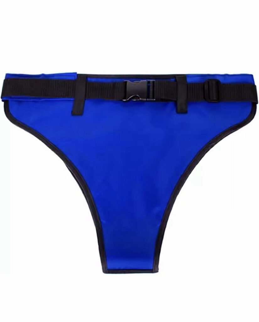 Lead Apron X-Ray Protection W Belt 0.5mmpb L Size Blue Adjustable Large 120KV