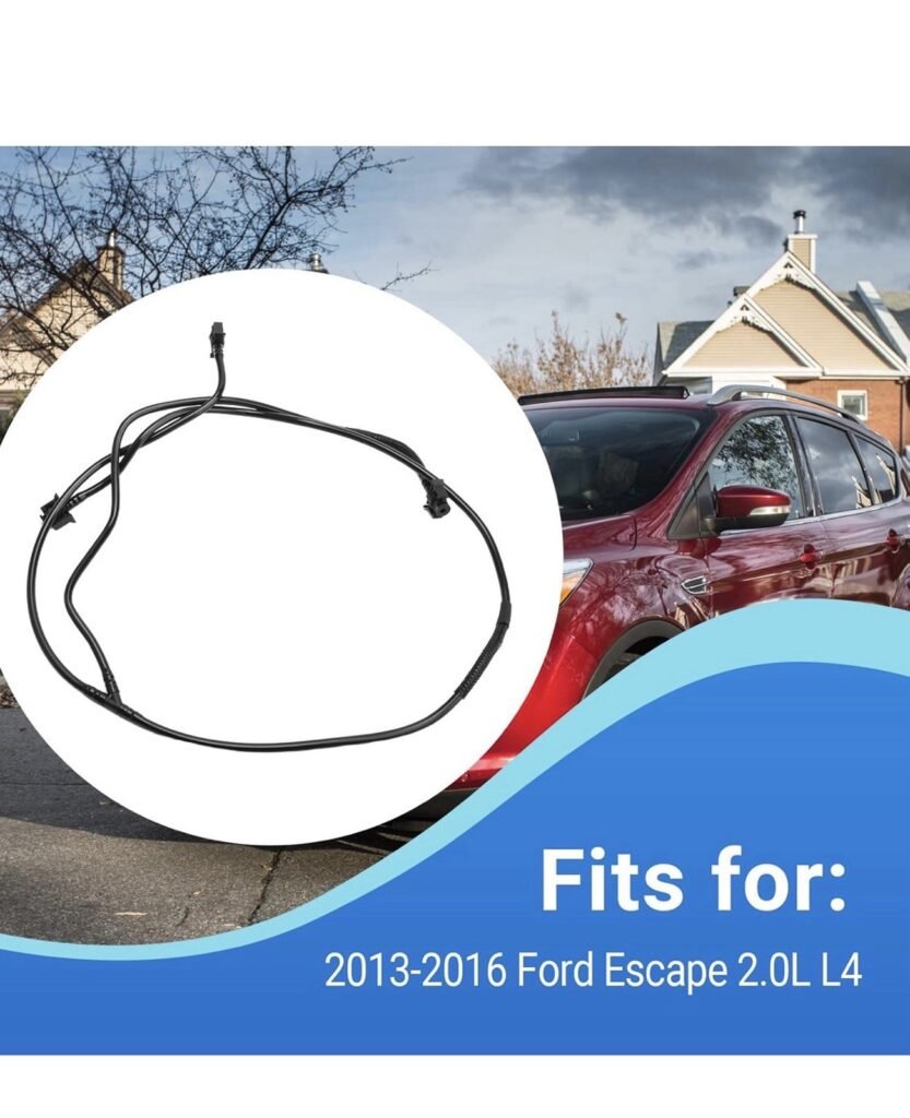 1PCS Radiator Overflow Water Tank Hose Fit for 2013-2016 Ford Escape 2.0L L4