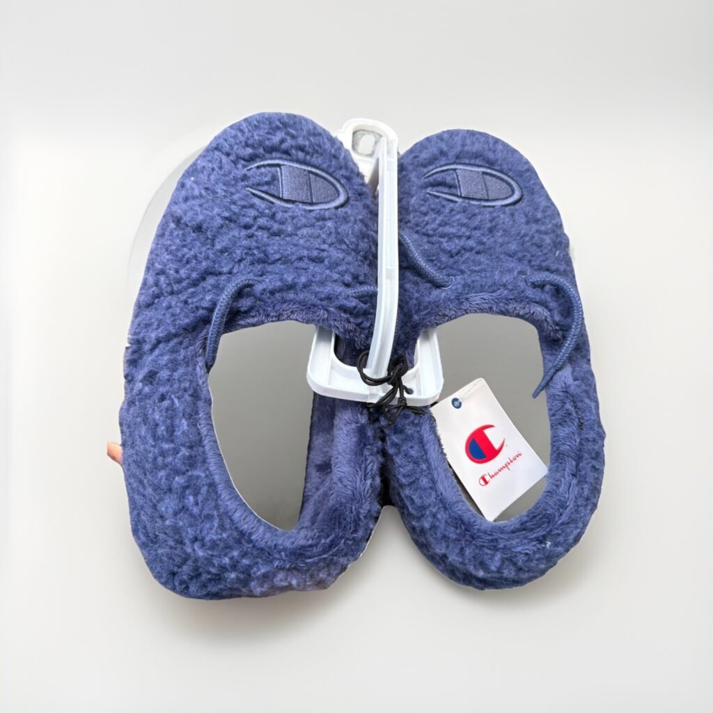 Champion Adult University Slippers Blue W9/M7 Hard Bottom Soft Top New With Tag