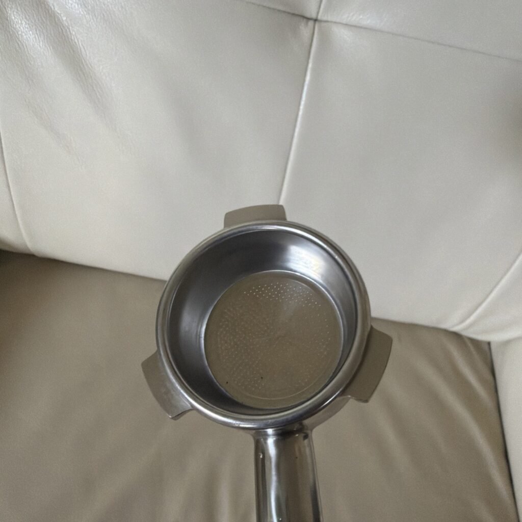 54mm Bottomless Portafilter with 20g Basket Naked Espresso 3 Ears Wood Barista X