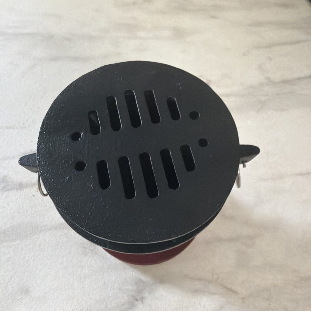 Cast Iron Mini Hibachi Grill Mini Marshmallow Stove W Base Rings To Carry It