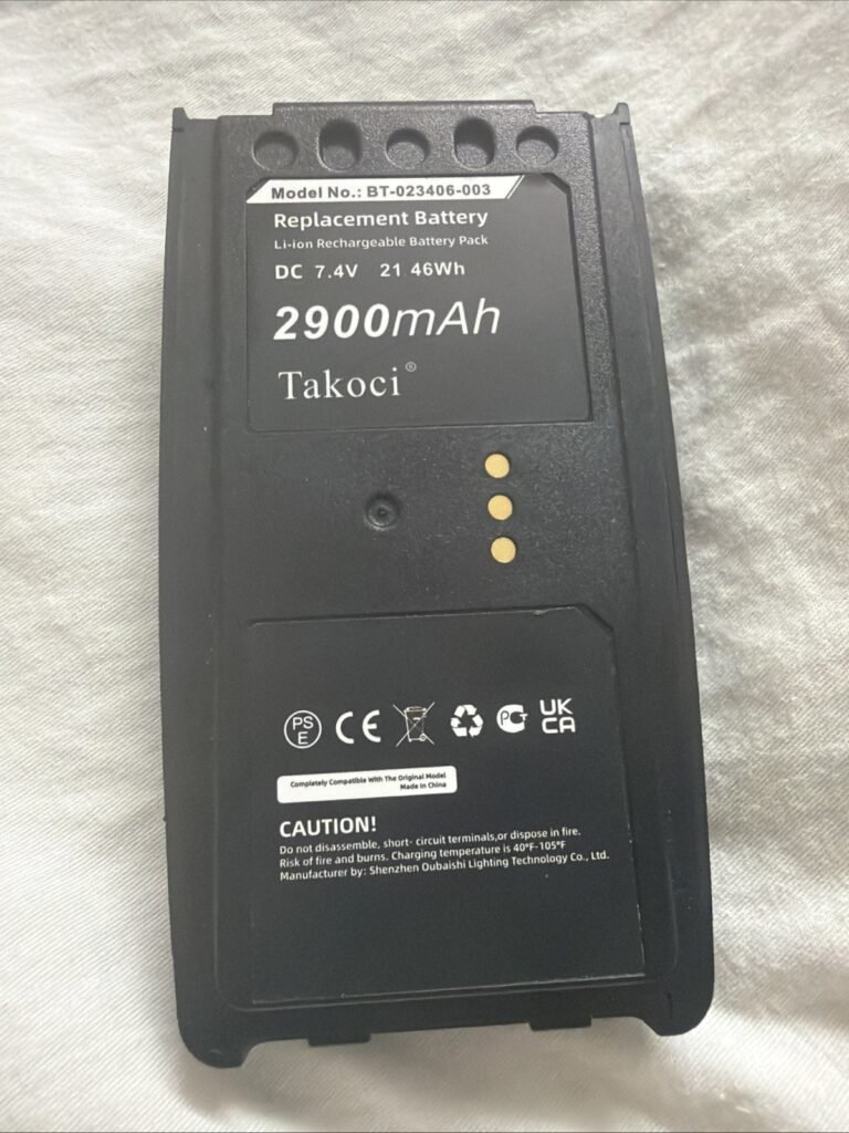 Two Way Radio Battery2900mAh 7.4V Compatible Models Harris  BT-023406-003