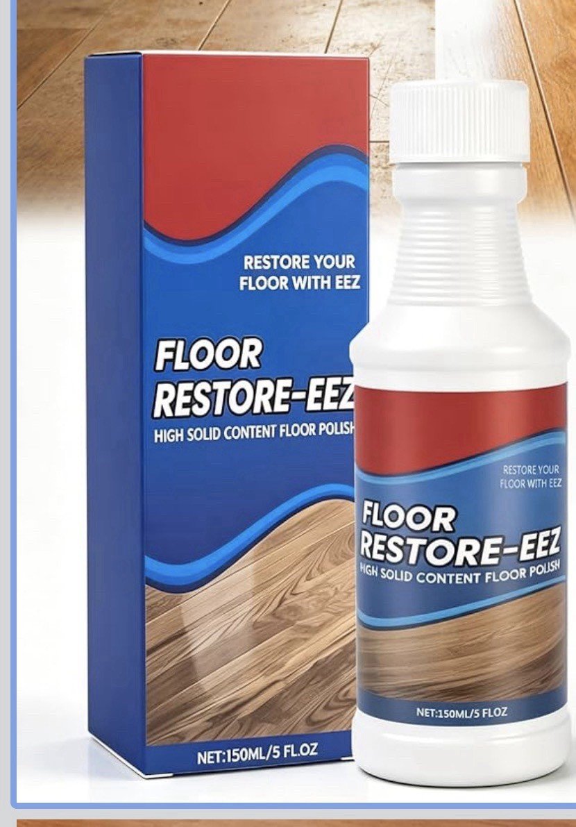 Floor Restore Cleaner, High Solid Content Floor Polish for Shine Renewal & 1pcs - Image 2