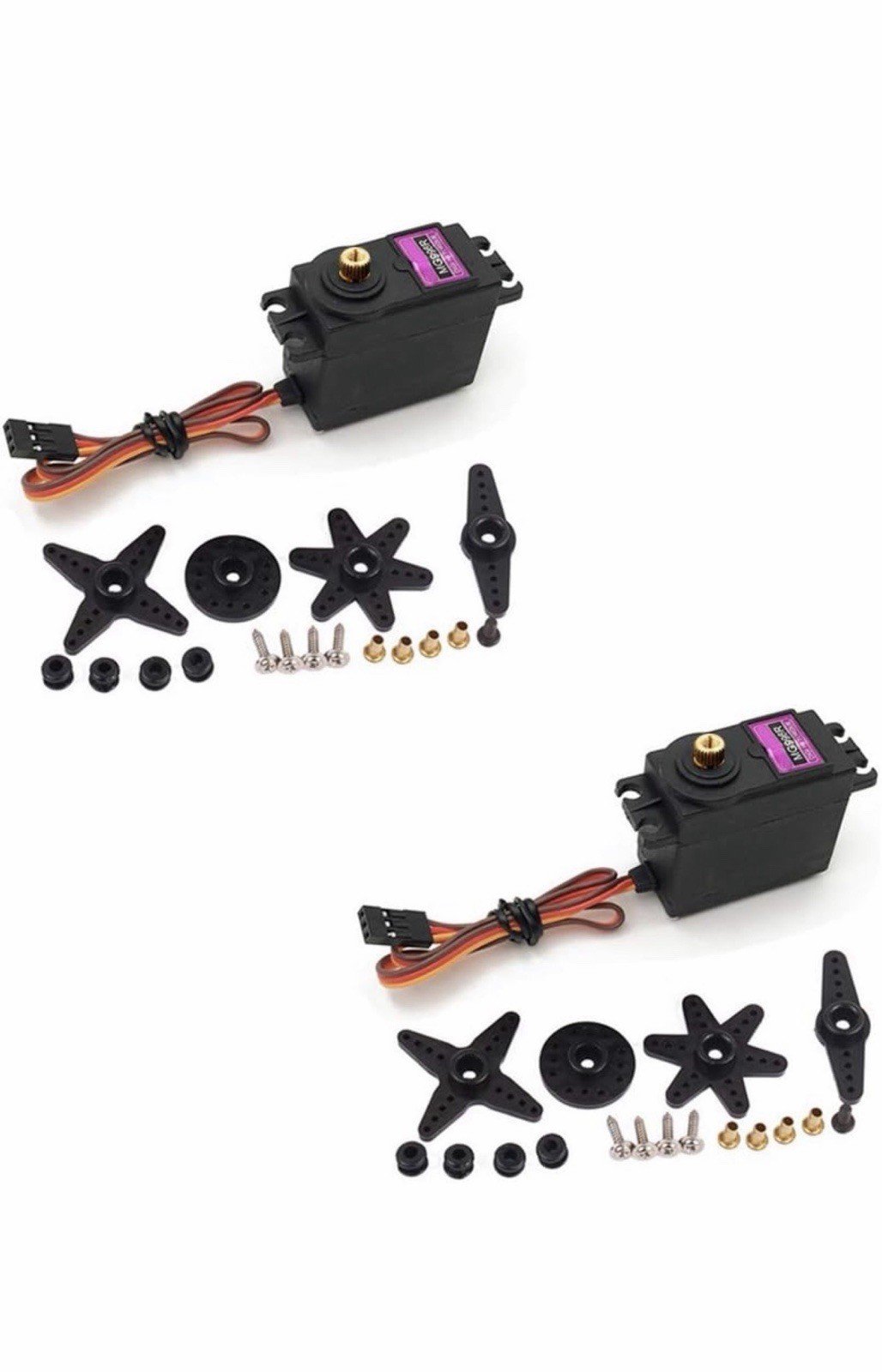 Treedix 2 pcs MG996R Servo Motor Metal Gear High-Torque Servo Helicopter Smart - Image 4