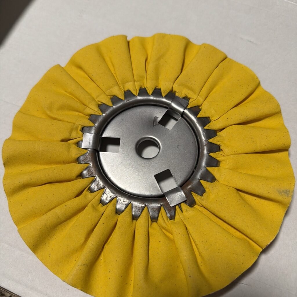 8" Airway Buffing Wheel 5/8" Arbor Hole 16 Plys/Fine Polishing For Angle Grinder