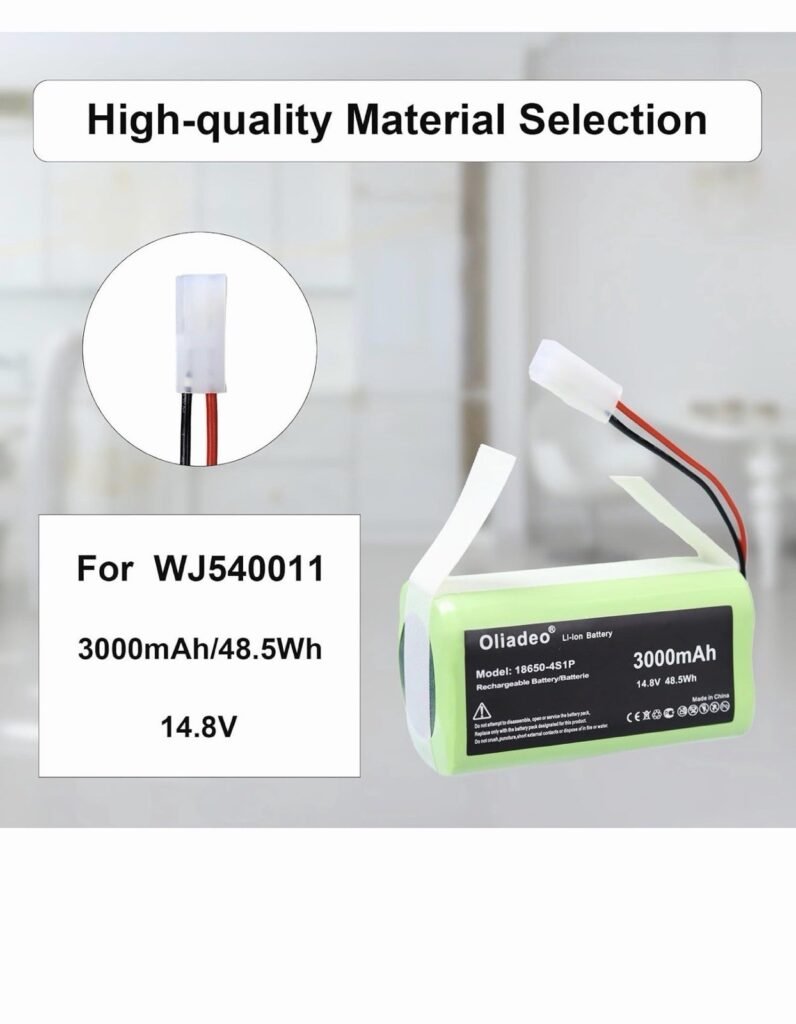 3000mAh Battery for Bobsweep Bob Sweep Standard Pethair Junior 14.8v Li-ion