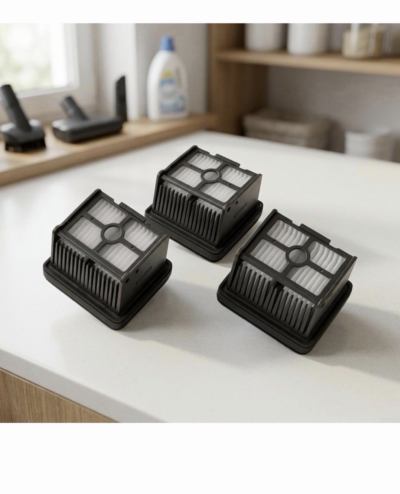 4pc For Dreame H12S AE HHR14A Vacuum Cleaner Roller Brush Kit Plastic Nylon Lint - Image 3