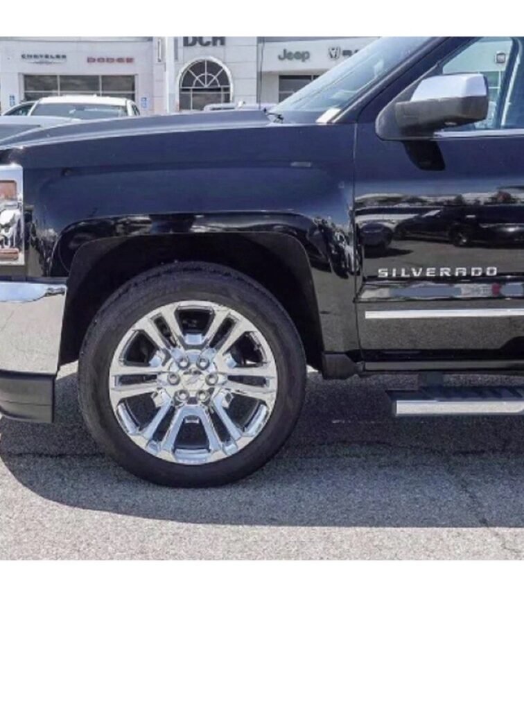 3D Side Door Emblem For Silverado 1500 2500 LT LTZ Tailgate Badge Chrome Letter