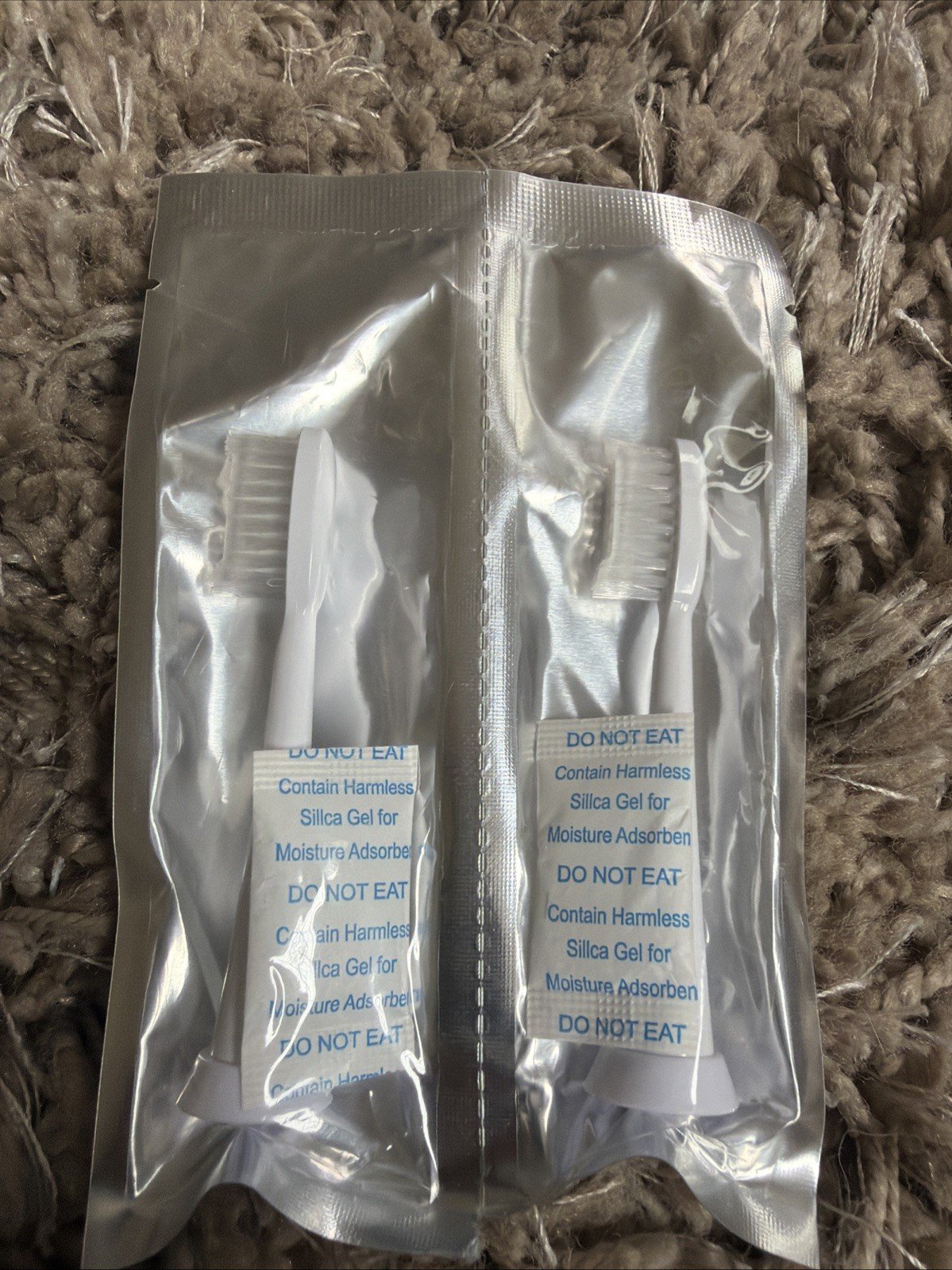 2pcs Genuine TAO Clean Daily Care Pure White Replacements Heads White - Image 2