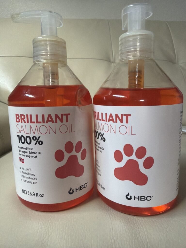 2pcs Salmon Oil for Dogs Cats Healthy Skin & Coat Norwegian Fish Oil Best B 7/26