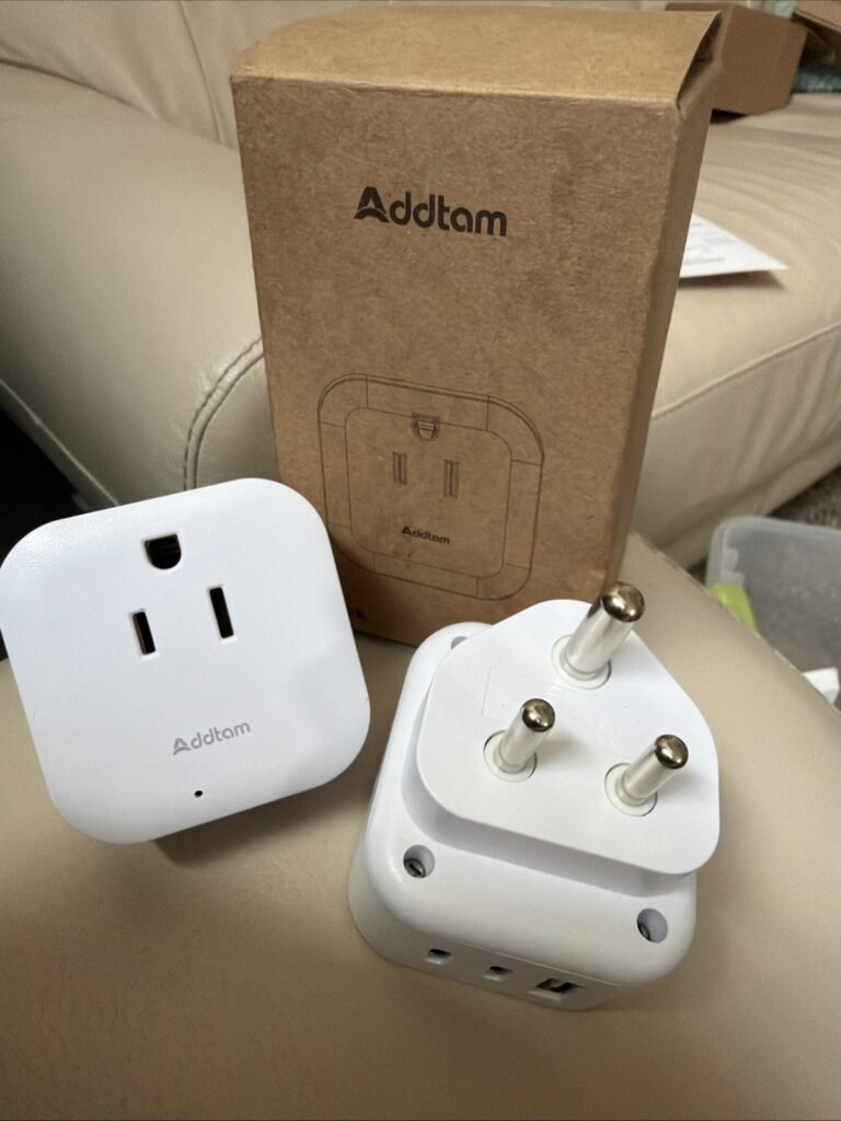 2pcs US To India 3-Round Pin Plug Adapter Type D For Indian Outlet Type 2 C USB