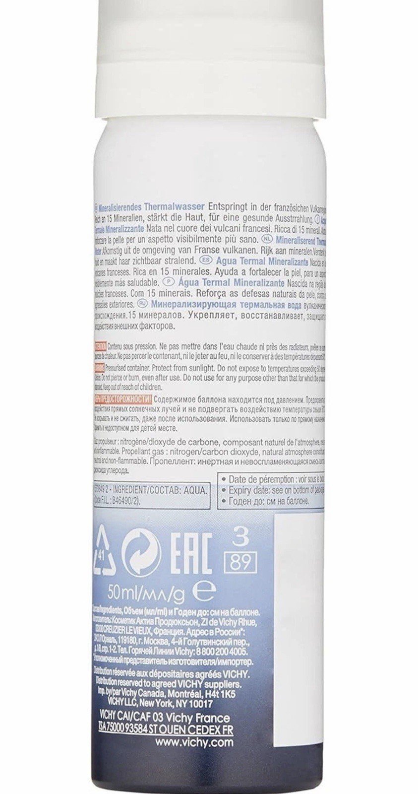 Vichy Minerals 5.1 oz Mineralizing Thermal Water, pack of 2, NEW Exp 9-25 - Image 2