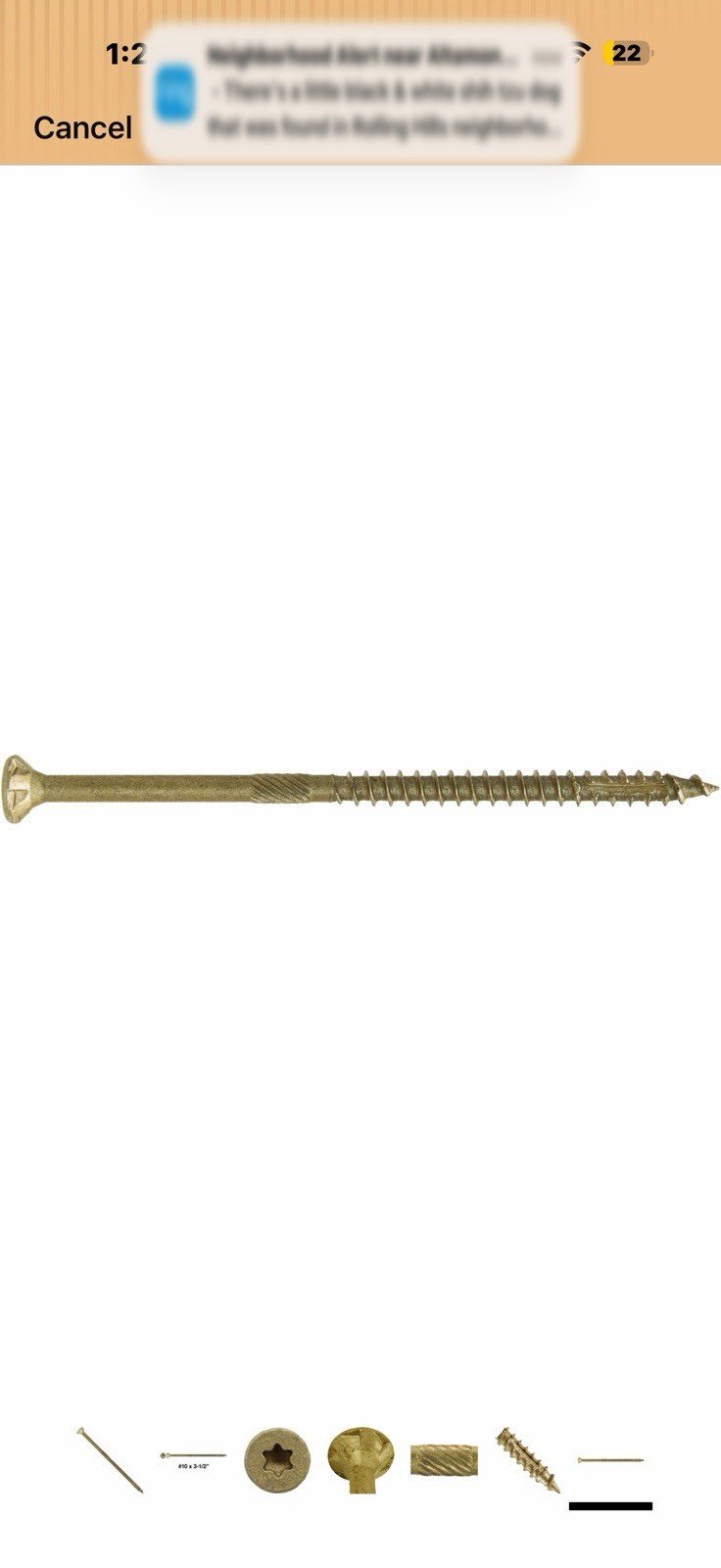 1LB BRONZE STAR ~54 SCREWS Exterior Torx/Star Coated Fence Deck Wood Composite - Image 2