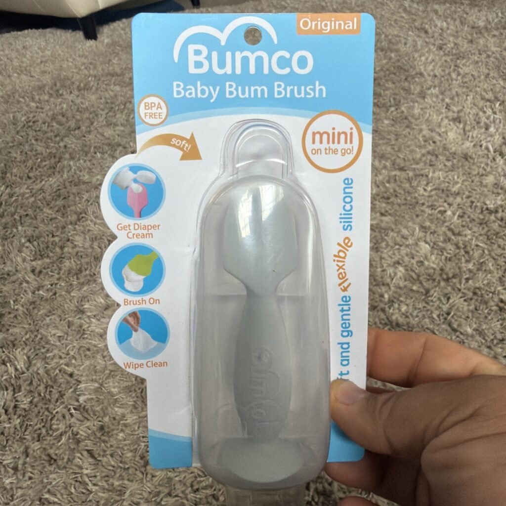 Baby Bum Brush Soft Mini Diaper Rash Cream Applicator Flexible Silicone 4”