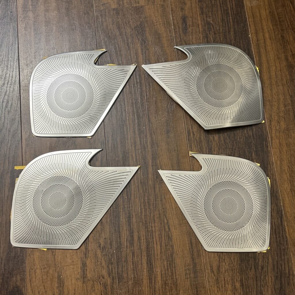 4PCS Silver Car Door Audio Speaker Cover Trim 2023 2024 Honda CR-V CRV READ DESC