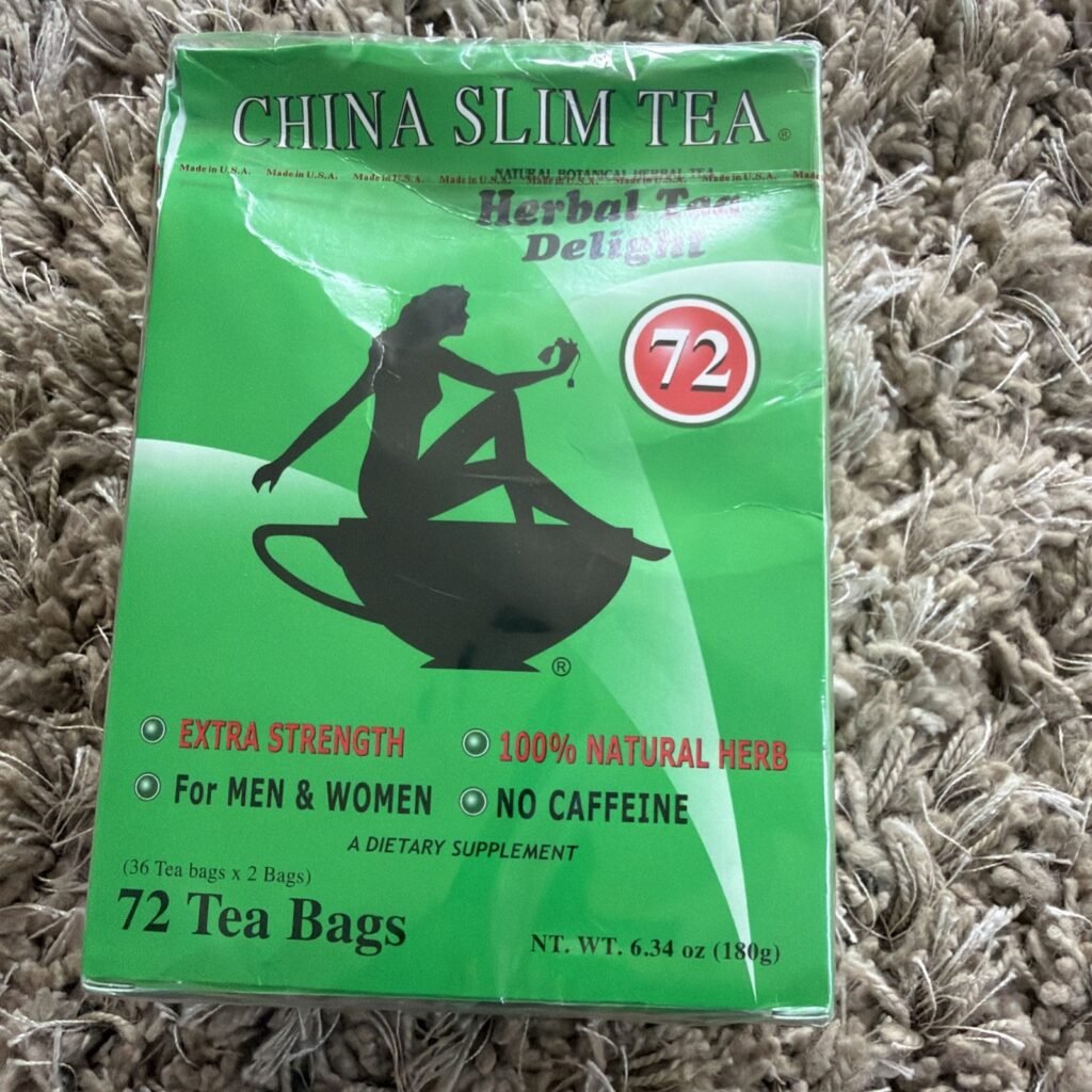 2029 Expiry Sealed New China Slim Tea Extra Strength Delight 72 Tea Bags