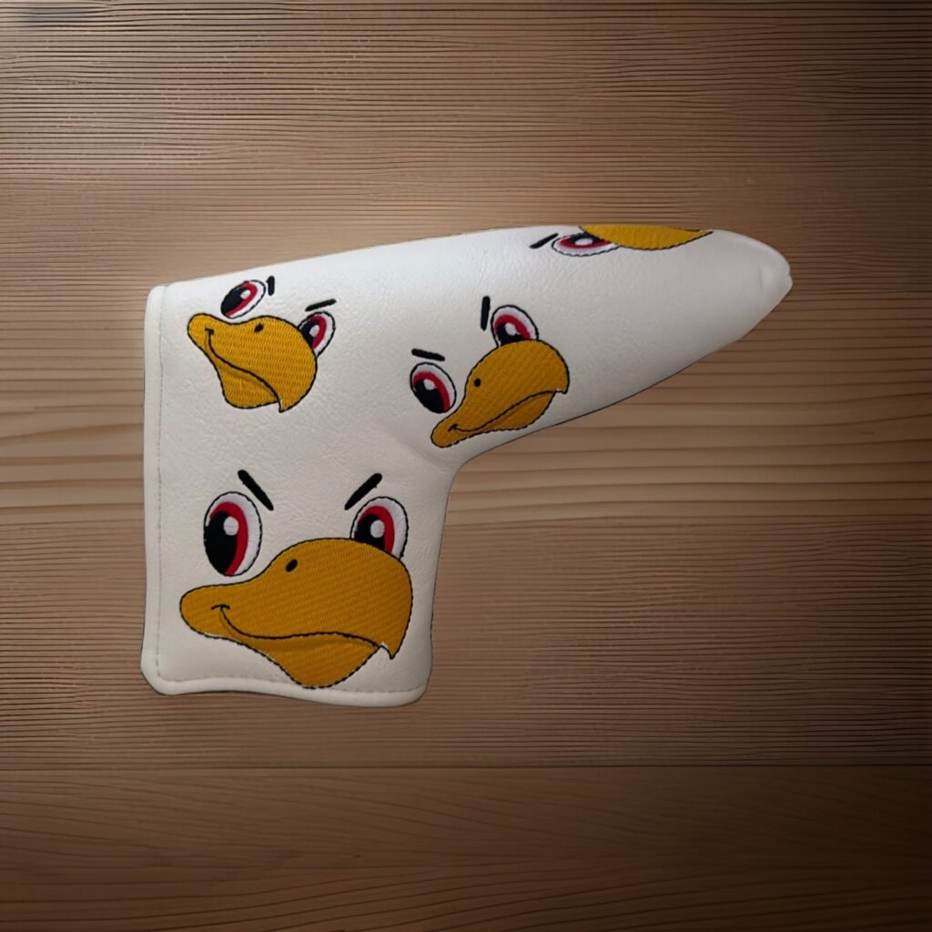 Magnetic Blade Headcover Angry Bird Design for Golf Putter Club White Yellow