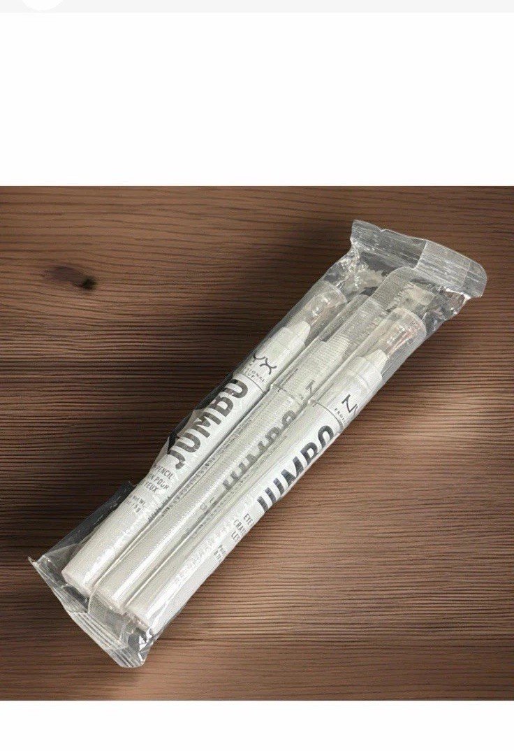 NYX Jumbo Eye Pencil Milk Blendable White Eyeshadow Eyeliner 3 Pack - Image 4