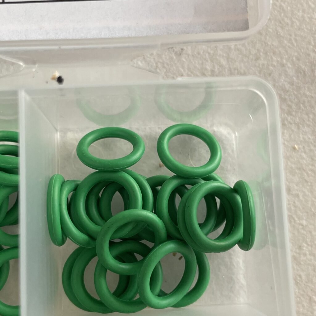 10 Pieces O ring Oil Seal Washer Green 8x2mm